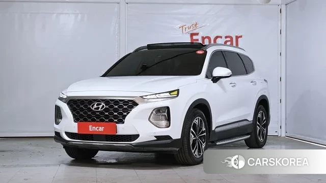 Hyundai Santa Fe TM 2018 Белый из Кореи