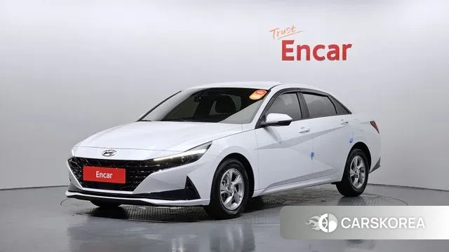 Hyundai Avante (CN7) 2021 Белый из Кореи
