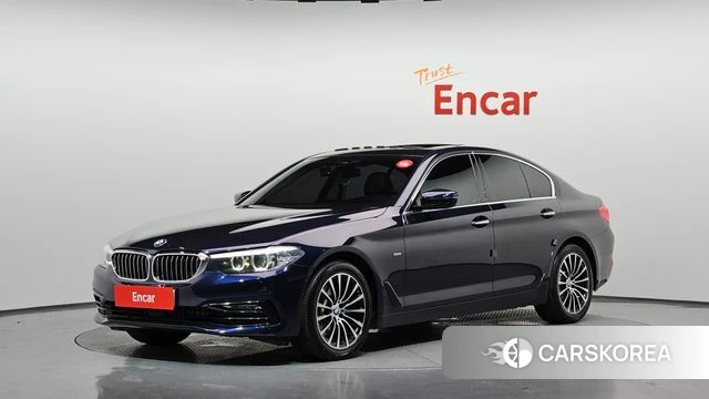 BMW 5 Series (G30) 2018 Синий из Кореи
