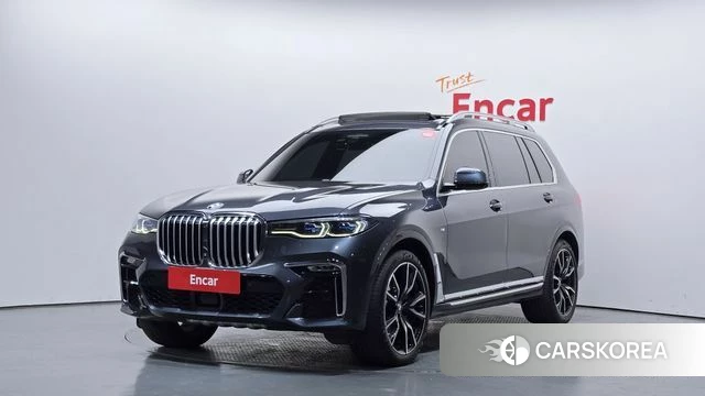 BMW X7 (G07) 2021 Серый из Кореи