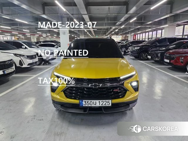 Chevrolet (GM Daewoo) The New Trail Blazer 2024 Желтый из Кореи