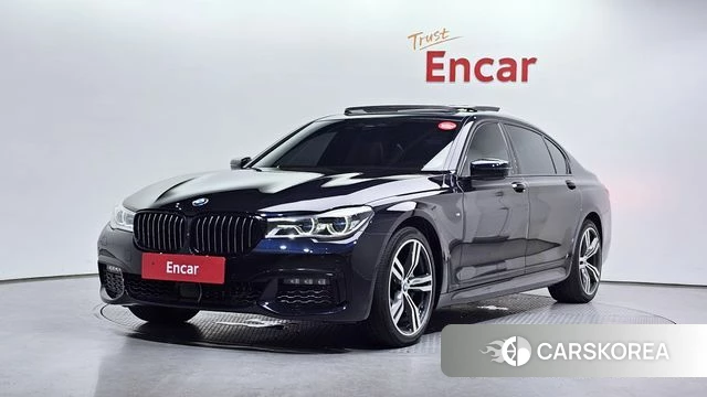 BMW 7 Series (G11) 2018 Черный из Кореи