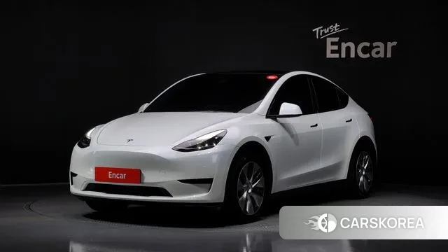 Tesla Model Y 2023 Белый из Кореи