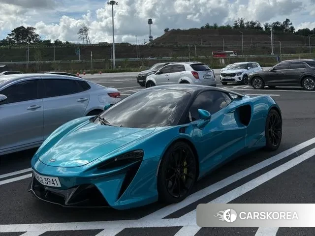 McLaren Artura 2023 Синий нефрит из Кореи