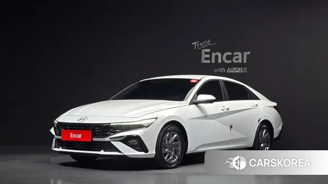 Hyundai The New Avante (CN7) 2024 Белый из Кореи