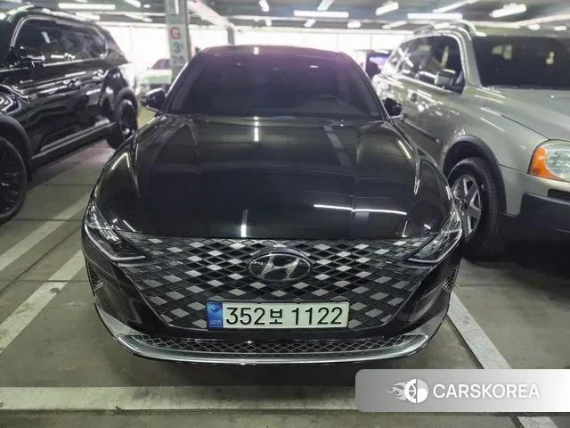Hyundai The New Grandeur IG Hybrid 2021 Черный из Кореи