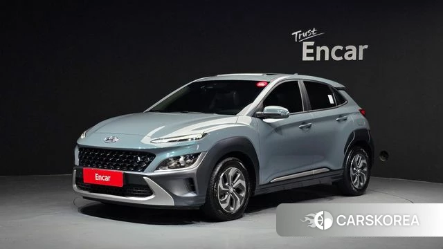 Hyundai The New Kona Hybrid 2022 Синий из Кореи