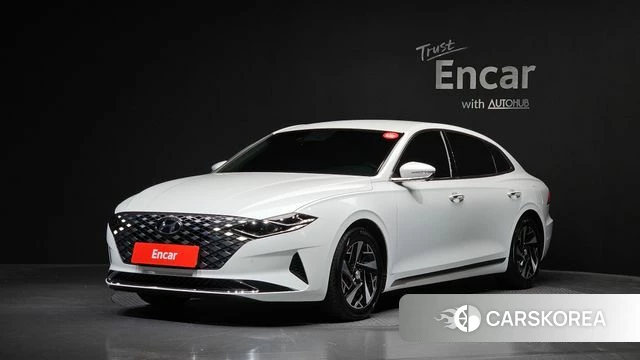 Hyundai The New Grandeur IG Hybrid 2021 Белый из Кореи