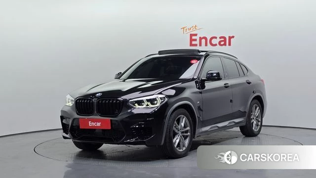 BMW X4 (G02) 2021 Черный из Кореи