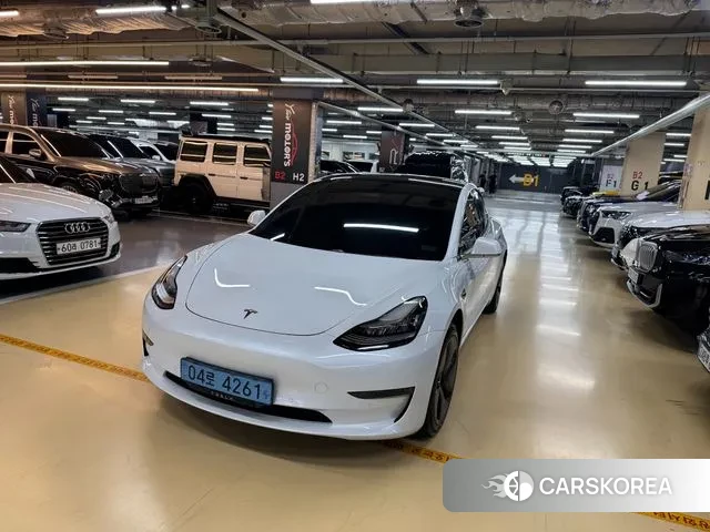Tesla Model 3 2020 Белый из Кореи