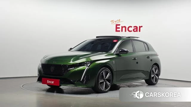 Peugeot 308 Third generation 2023 Зеленый из Кореи