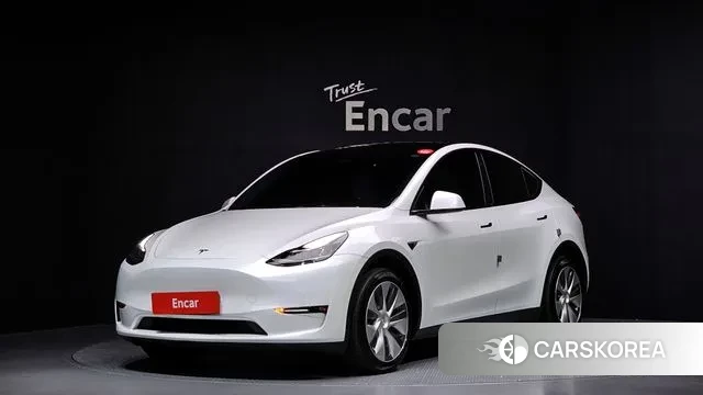 Tesla Model Y 2022 Белый из Кореи