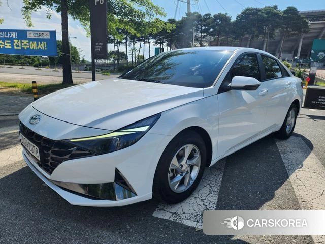 Hyundai Avante (CN7) 2022 Белый из Кореи