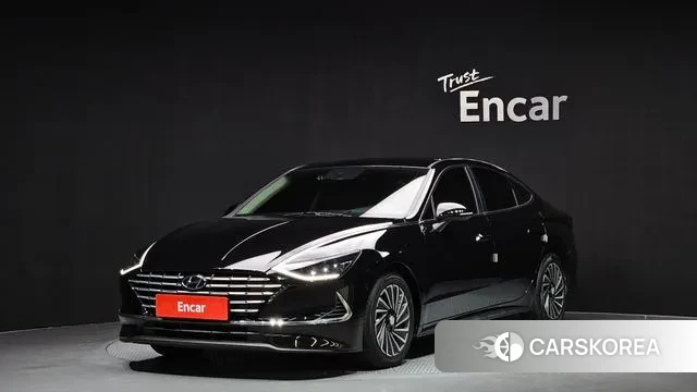 Hyundai Sonata Hybrid (DN8) 2021 Черный из Кореи