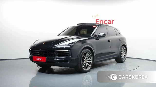 Porsche Cayenne (PO536) 2022 Черный из Кореи
