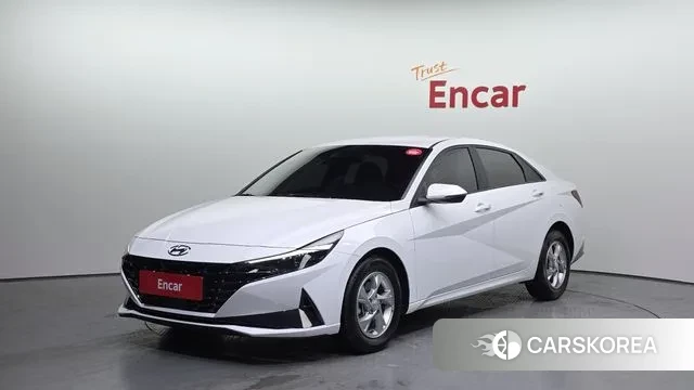Hyundai Avante (CN7) 2020 Белый из Кореи