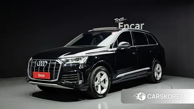 Audi Q7 (4M) 2021 Черный из Кореи