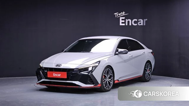 Hyundai Avante (CN7) 2022 Серебристо-серый из Кореи
