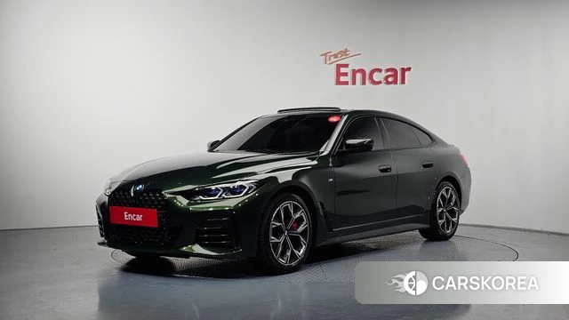 BMW 4 Series (G22) 2021 Зеленый из Кореи