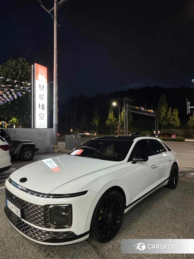 Hyundai Grandeur (GN7) 2023 Белый из Кореи