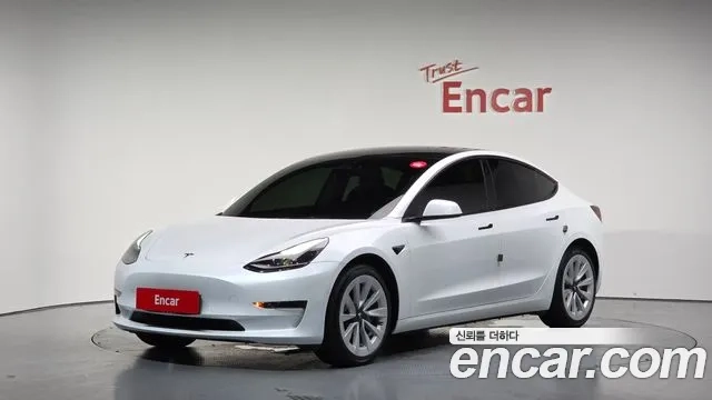 Tesla Model 3 2022 Белый из Кореи