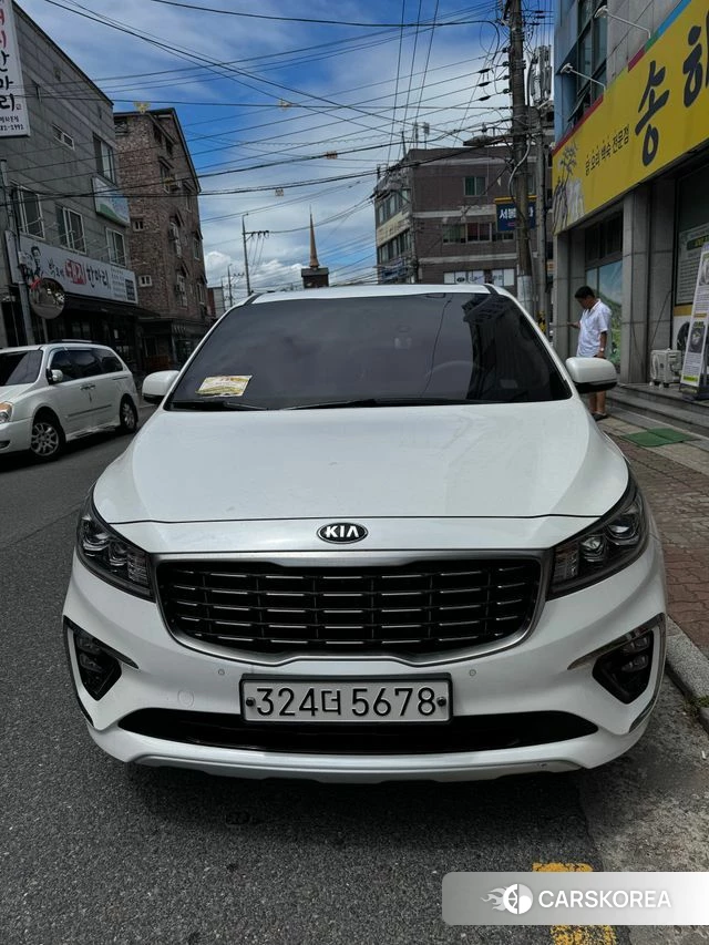 Kia The New Carnival 2018 Белый из Кореи