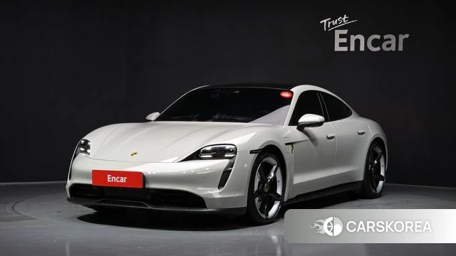 Porsche Taycan 2024 Серебристо-серый из Кореи