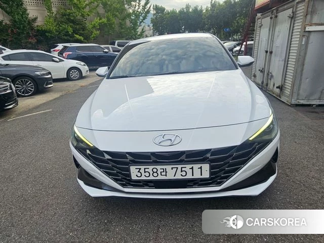 Hyundai Avante (CN7) 2020 Белый из Кореи