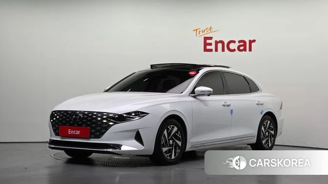 Hyundai The New Grandeur IG Hybrid 2020 Белый из Кореи