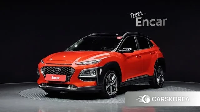 Hyundai Kona 2018 Оранжевый из Кореи