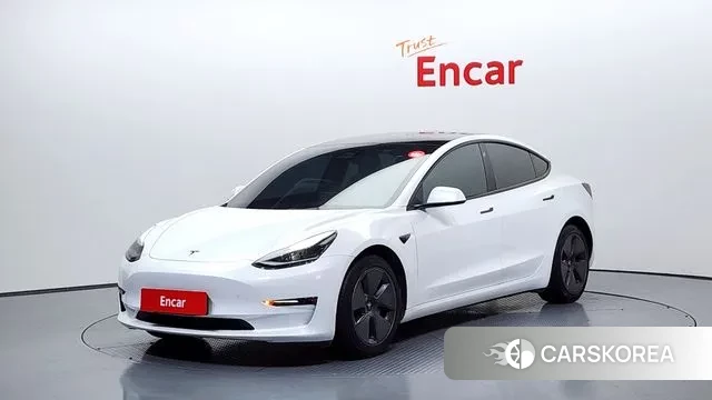 Tesla Model 3 2022 Белый из Кореи