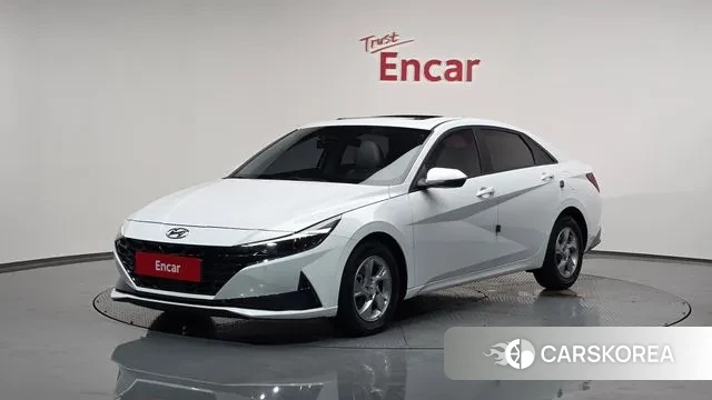 Hyundai Avante (CN7) 2020 Белый из Кореи