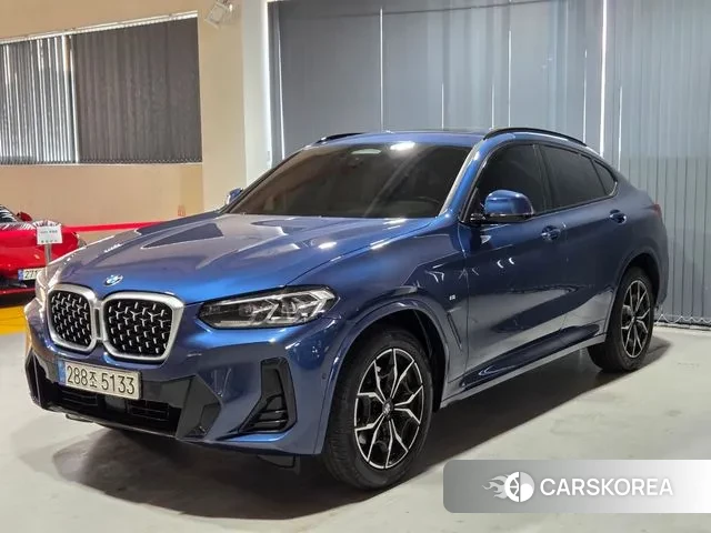 BMW X4 (G02) 2022 Синий из Кореи