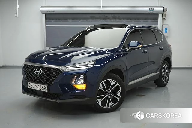 Hyundai Santa Fe TM 2018 Синий из Кореи
