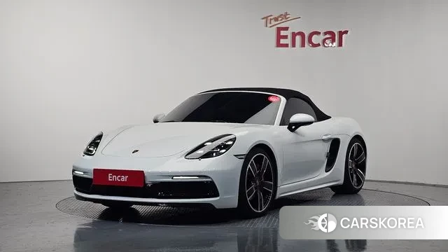 Porsche 718 Boxster 2020 Белый из Кореи