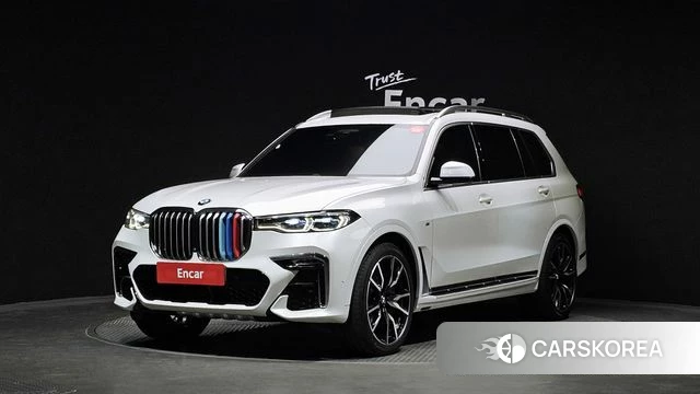 BMW X7 (G07) 2021 Белый из Кореи