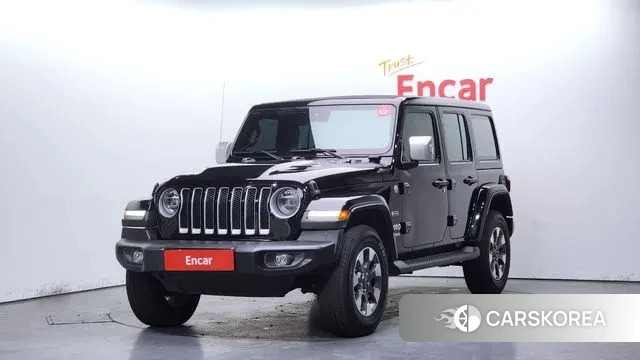 Jeep Wrangler (JL) 2021 Черный из Кореи