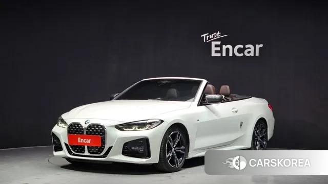 BMW 4 Series (G22) 2021 Белый из Кореи