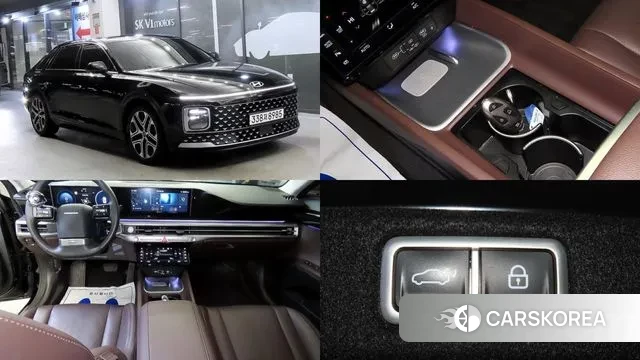 Hyundai Grandeur (GN7) 2023 Черный из Кореи