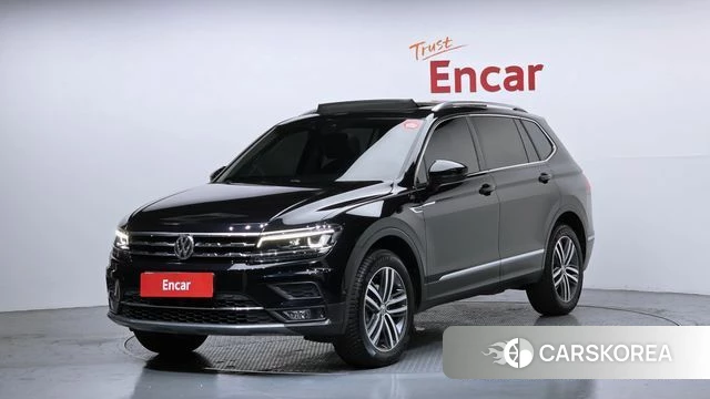Volkswagen Tiguan Allspace 2020 Черный из Кореи