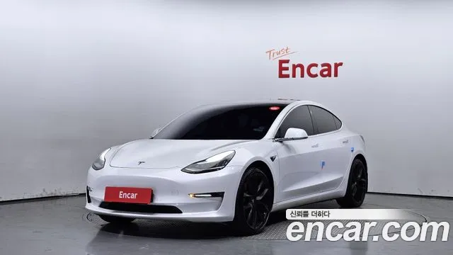 Tesla Model 3 2020 Белый из Кореи