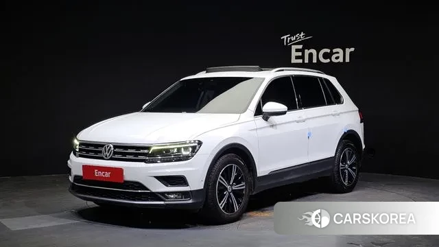 Volkswagen Tiguan second Generation 2018 Белый из Кореи