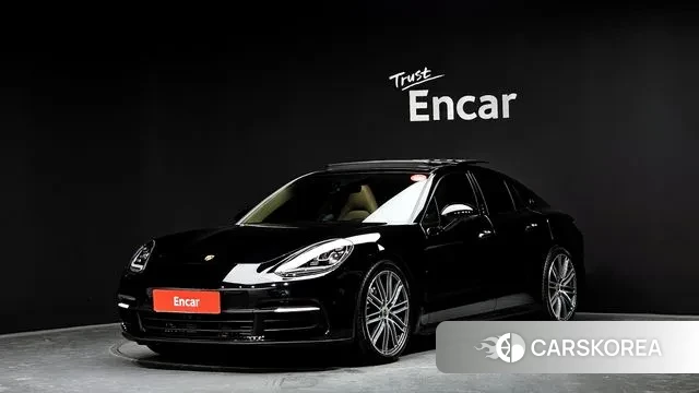 Porsche Panamera (971) 2018 Черный из Кореи