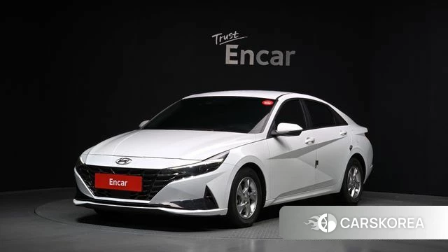 Hyundai Avante (CN7) 2020 Белый из Кореи