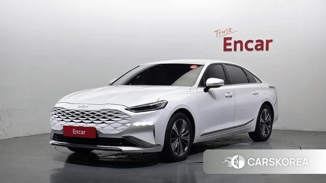 Kia K8 Hybrid 2023 Белый из Кореи