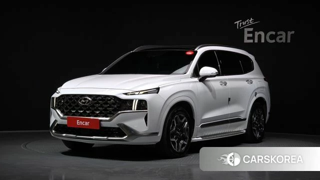 Hyundai The New Santa Fe 2022 Белый из Кореи