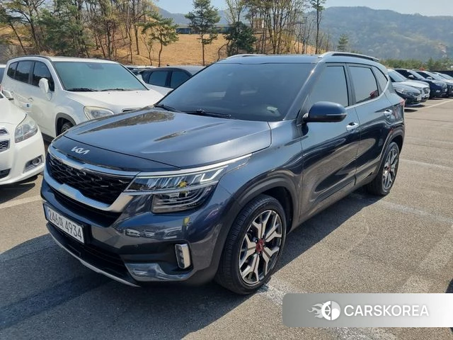 Kia Seltos 2021 Серый из Кореи