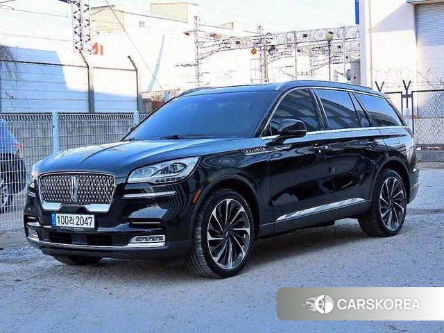 Lincoln Aviator 2nd generation 2021 Черный из Кореи