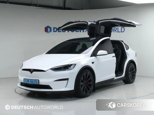 Tesla Model X 2023 Белый из Кореи