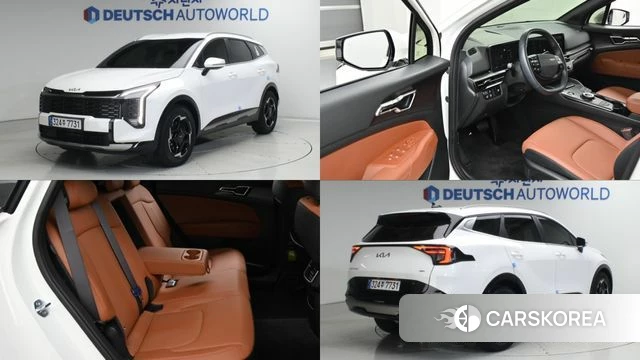 Kia The New Sportage 5th Generation Hybrid 2025 Белый из Кореи